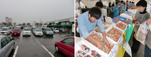 市場関連商品売場棟開放2011の模様"