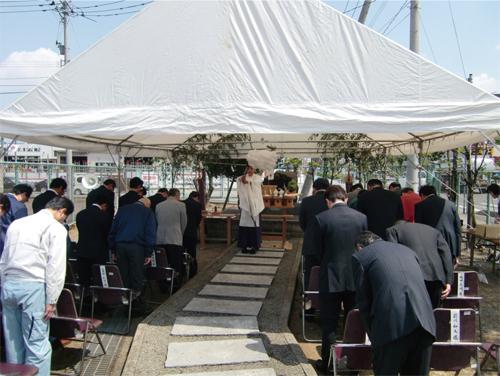 「清め塚祈願祭」が行われました！