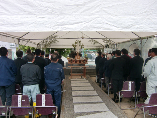 「清め塚祈願祭」が行われました！