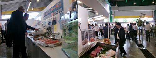 商品展示商談会ブースの様子