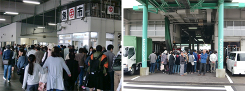 ふくい市場フェスタの来場者の様子