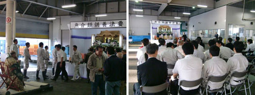 2018年お魚供養の様子